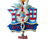 CBK You are my Anchor Resin Red White Blue Coastal Nautical Ornament 4.5 in - £7.44 GBP
