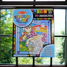 Melissa &amp; Doug Stained Glass, Unicorn Art Activity  70+ Stained Glass St... - £5.95 GBP