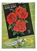 Michigan State Contre Ucla 1954 Rose Bol Officiel Jeu Programme - £30.49 GBP