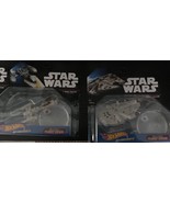Hot Wheels  Star Wars Starships Millennium Falcon &amp; Tie Fighter w/Flight... - £9.81 GBP