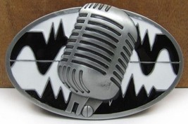 Microphone Belt Buckle Metal BU18 - £7.82 GBP