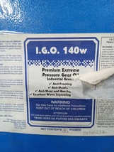 I.G.O. 140w Premium Extreme Pressure  Gear Oil 5 gallon 683kb - $200.00