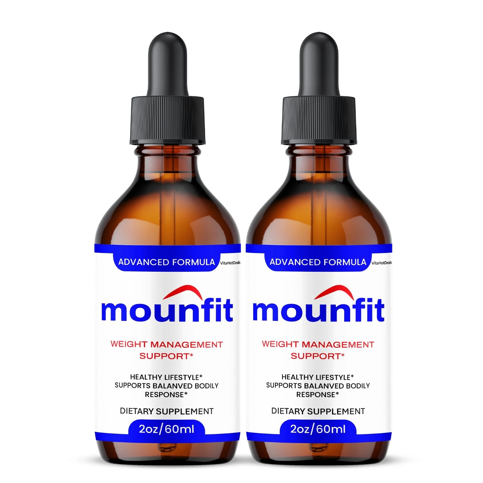 Mounfit Liquid Drops | Max Strength Natural Wellness Formula (2 Pack) - €45,97 EUR