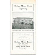 Vintage 1930s COPLEY MOTOR TOURS Boston, Massachusetts Sightseeing Pamphlet - $256.40 MXN