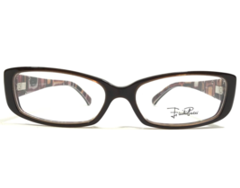 Emilio Pucci Eyeglasses Frames EP2614 210 Brown Pink Gold Abstract 53-15-135 - £74.79 GBP