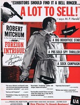 Foreign Intrigue 1956 ORIGINAL Vintage 9x12 Industry Ad Robert Mitchum - £23.29 GBP