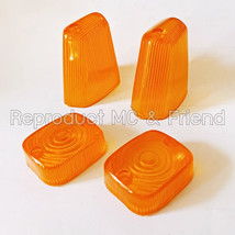 Set 4 Pcs : Honda C200 CA200 C201 Front &amp; Rear Turn Signal Winker Lens New - $14.69