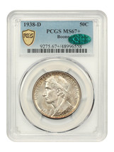 1938-D 50C Boone PCGS/CAC MS67+ - £1,690.03 GBP