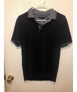 Michael Kors Mens Small Logo Short Sleeve Polo Shirt EUC - $14.84