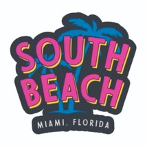 South Beach Miami Florida Sticker Decal - £2.86 GBP