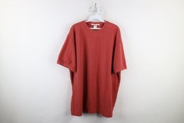 Vintage 90s Streetwear Mens Size XL Faded Blank Baggy Ribbed Knit T-Shir... - $39.55