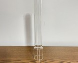 Clear Glass Chimney For Cottage Oil Lamp 9.25” High 1.5” Base And 1.25” Top - $9.79