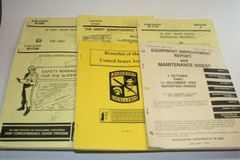 Lot of 6 1980s US Army Manuals, Correspondence Courses, Tech Bulletin &amp; ... - $12.86