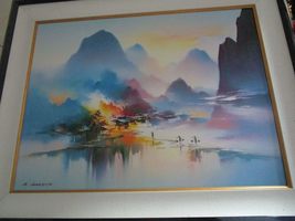 H. Leung Going Home - Village at Dusk Giclee Signed Numbered pick1 (Letter: a- G - £619.42 GBP