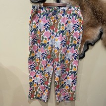 Boden Janie Oriental Bird Floral Pajama Pants Women&#39;s Size 20/22 - £18.43 GBP