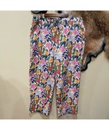 Boden Janie Oriental Bird Floral Pajama Pants Women&#39;s Size 20/22 - £18.20 GBP