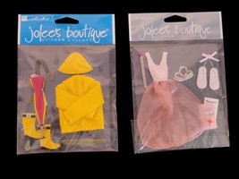 Set of 2 Jolees Boutique Dimensional Stickers Ballerina Princess &amp; It&#39;s Raining - £7.79 GBP
