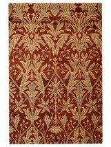 Glitzy Rugs UBSN00925K2612A15 8 x 10 ft. Hand Knotted Wool Floral Rectangle Area - £317.15 GBP