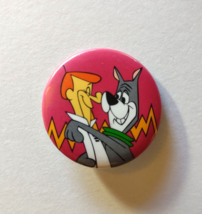 The Jetsons Astro The Dog Nose George Pinback Button Badge 1990 Licensed Pin - £8.52 GBP