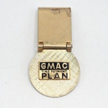Metal Money Clip Gold Tone GMAC Time Payment Plan Auto Financing - $17.32