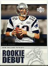  Tom Brady Rookie Debut 2005 Upper Deck #57 Patriots Bucs Mvp Goat Super Bowl - £47.86 GBP