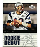  TOM BRADY ROOKIE DEBUT 2005 UPPER DECK #57 PATRIOTS BUCS MVP GOAT SUPER... - $69.95