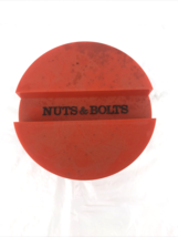 Vintage Avon Nuts &amp; Bolts After Shave Lotion 4floz Orange Bottle Empty Bottle - £15.18 GBP