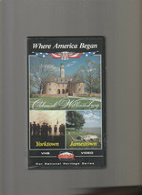 Where America Began - Jamestown, Colonial Williamsburg and Yorktown (VHS) - £3.81 GBP