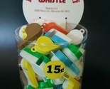 1960 Dime Store 15 Cent Counter Display W/ 52 Colorful Whistles New Old ... - $18.99