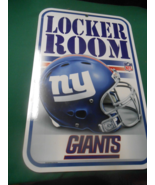 Great Collectible Plastic Sign- &quot;Locker Room&quot; NY GIANTS - £12.15 GBP