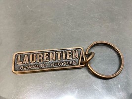 Vintage Promo Keyring Laurentien Plymouth Chrysler Keychain Ancien Porte-Clés - £7.54 GBP