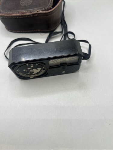 Vtg Art Deco Weston Photronic Light Exposure Meter Model 650 W/ Case Bakelite  Item image 4