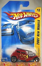 2007 Hot Wheels #12 New Models 12/36 STRAIGHT PIPES Dark Red Variant w/5 Spokes - £6.09 GBP