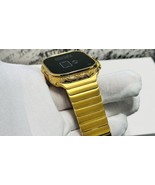 Apple Watch ULTRA 49mm Hand Engraved 24k Gold Plated With 24k Gold Plate... - $3,799.05