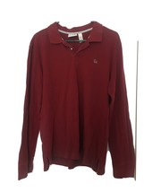 Aeropostale Burgundy Long Sleeve Shirt Men&#39;s Size Large - £30.59 GBP
