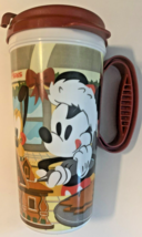 2018 Disney Parks Christmas Mickey Minnie Refillable Mug Cup: Whirly Drinks - £11.81 GBP