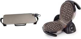 Ceramic 22-Inch Electric Griddle with Removable Handles, One Size, Black &amp; 03510 - £115.72 GBP