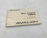2005 Toyota Avalon Owners Manual Handbook OEM K03B06008 - $26.99
