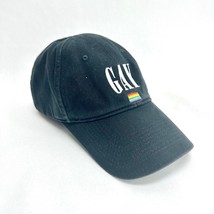 BALENCIAGA Gay Pride Flag 2021 Black Baseball Cap Hat L Authentic Unisex New - £587.28 GBP