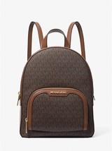 Michael Kors Jaycee Medium Logo Backpack in Brown Women&#39;s Handbag - $498.00
