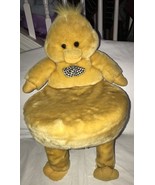 Toddler Wooden Chair Covered Plush Duck Padding Over Entire Kids Novelty... - $99.99