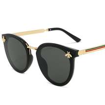 luxury Little bee Fashion for women Sunglasses Men Square Brand Design Sun Glass - £8.93 GBP