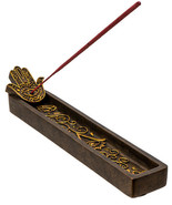 Sacred Symbol Hand of God Hamsa Palm Eye Of Providence Incense Burner Fi... - $30.07 CAD