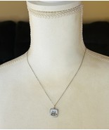 Vintage Pewter Ship Sailing Boat Pendant Necklace Silver Tone Nautical O... - $13.86