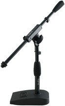 Gator Frameworks Short Weighted Base Microphone Stand w/ Soft Grip Twist Clutch - £73.53 GBP