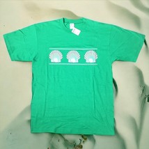 Vintage 1989 Air Waves XL Single Stitch T-shirt CUT TAG Green Shells Bea... - $14.54