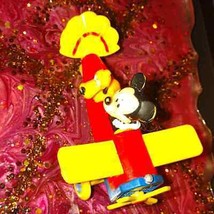 Mickey and Goofy flying high in their plane - $16.83