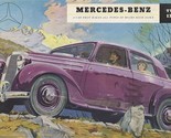 Mercedes-Benz Type 170S Sales Brochure 1952 Model  - $47.59