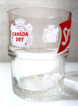 Canada Dry &amp; Spur Cola ✱ Original Vtg Small Water Cup Glass Publicity 80´s Rare - £24.08 GBP