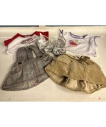 Lot Of 5 Build A Bear GIRL Shirt Skirt Shoe Teddy Clothes Outfit Fits La... - £15.49 GBP